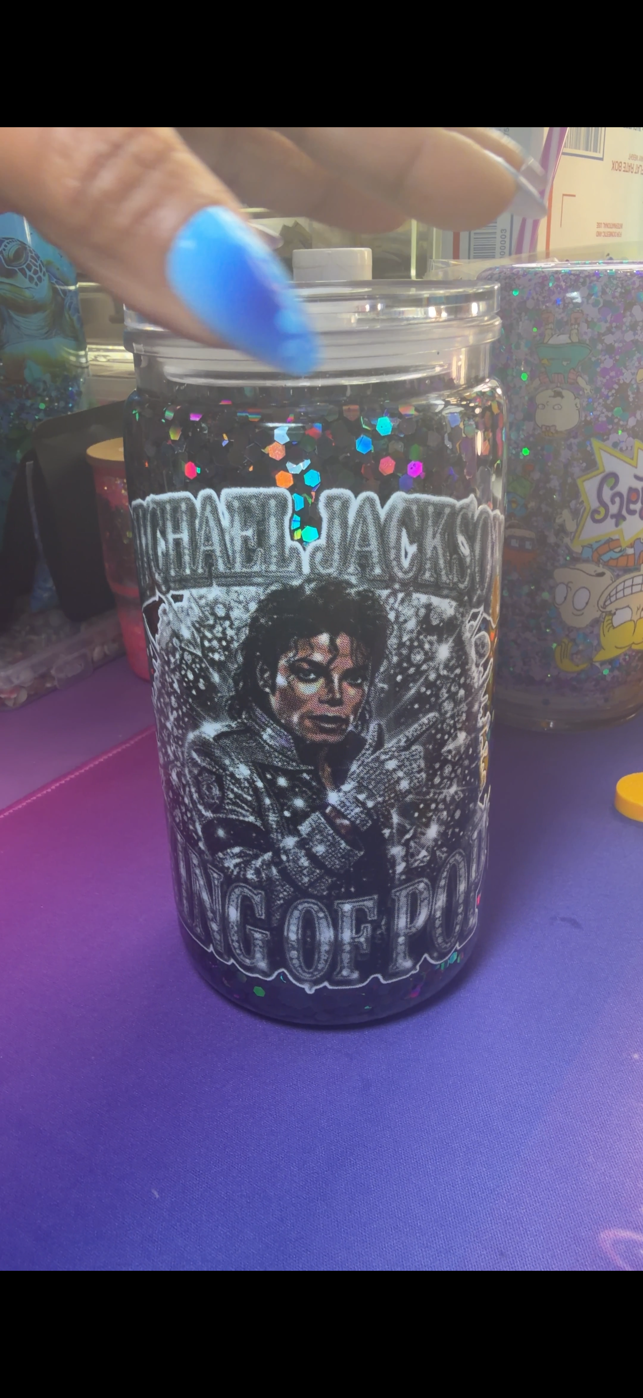 16 oz Snowglobe Tumbler