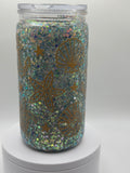 Seaside Glam Glitter Cup